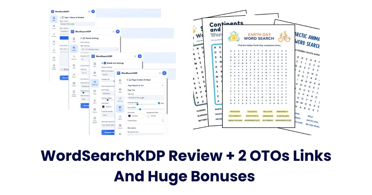 WordSearchKDP Review